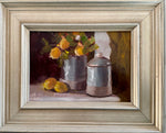 Load image into Gallery viewer, Lemon Blue Pot Still Life Original
