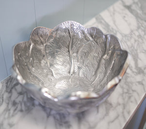 The Harvest Board Pewter Cabbage Bowl